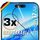 UTECTION 3X Panzerfolie [Besser als Glas] für iPhone 17 AIR - Unzerstörbarer Displayschutz - Perfekte passform - Schutzfolie mit ALLEN Hüllen kompatibel - Super Haptik & Kinderleichte Anbringung