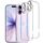 Wookfiss Rückseite Schutzfolie für iPhone 17 für Panzerglas, 2 Stück Rückseite Panzerfolie + 2 Stück Kamera Schutzfolie, 9H Härte, HD Displayschutz kompatibel mit iPhone 17