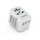 TESSAN Reiseadapter Weltweit, Reisestecker Adapter Weltweit mit 2 USB A und 2 USB C, Universal Travel Adapter für Deutschland USA England Australien Japan, Internationaler Stecker, Grau Weiß