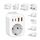 JSVER Reiseadapter Weltweit Set,Internationaler Reisestecker mit USB C(PD 20W), Typ A/C/D/G/I/J/L/M Stecker Steckdosenadapter mit 4 USB für USA/Italien/Schweiz/Europa/UK/Südafrika/Japan/AUS-Weiß