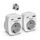 TESSAN 2er Pack Adapter England Deutschland Stecker, 3 in 1 Steckdosenadapter England mit USB C und USB A, 3250W UK Adapter, Stromadapter für Irland Malta Schottland Dubai, Reiseadapter Typ G