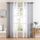 MIULEE 2er Set Voile Vorhang Zweifarbiger Vorhang mit Ösen Transparente Gardine Ösenschal Fensterschal Lichtdurchlässig für Schlafzimmer, 140x260cm, Grau