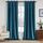 MIULEE Blau Samtvorhang mit Ösen 140x215, Wunderschön Weich Vorhänge Samt für Deko Schlafzimmer Wohnzimmer, 2 Stück Samt Gardinen Blickdicht Jedes 215 cm Hoch, Dicker Velvet Thermovorhang Winter