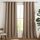 PONY DANCE Blickdichte Vorhänge mit Ösen Gardinen Wohnzimmer Modern Thermovorhang gegen Hitze Verdunklungsvorhänge 2er Set H 240 x B 132 cm, Cappuccino