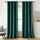 Woaboy Samtvorhänge Grün Verdunkelungsvorhang Gardinen Samt mit Ösen Blickdicht Wohnzimmer Blackout Curtains Thermovorhang Schalldämmend Schlafzimmer 2er Set 140x280cm (B x H) Dunkelgrün