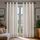Deconovo Stores Gardinen mit Ösen Voile Vorhang Leinenoptik Transparente Stores Gardinen Wohnzimmer Gardinenschal Durchsichtig Ösenvorhang für Schlafzimmer Balkon, H260 x B140 cm, Leinen, 2er Set