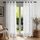 Deconovo Voile Vorhänge mit Ösen Transparente Vorhang Stores Gardinen Wohnzimmer Dekoschal für Schlafzimmer Ösenschal Lichtdurchlässig, H245 x B140 cm, Weiß, 2er Set