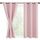 DWCN Blickdichte Vorhänge Verdunkelungsgardinen mit Ösen 2 Stücke Thermogardine für Wohnzimmer, Schlafzimmer, Blush Rosa, 137x117cm(HxB)
