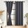 DWCN Vorhang Blickdicht mit Vorhang Raffhalter Verdunkelungsgardinen mit Ösen 2 Stücke Thermogardine, Blackout Curtain Verdunkelung Thermovorhang, Dunkelgrau, 215x132cm(HxB)