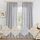 MIULEE Leinen Gardinen Vorhänge mit Kräuselband Wohnzimmer Gardine Vorhang Leinenoptik kräuselband Modern Voile Schienensystem Schlafzimmer 2er Set Weiß Grau 140x280 cm