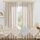 MIULEE Leinen Gardinen Vorhänge mit Kräuselband Weiss Gardine Vorhang Leinenoptik kräuselband Wohnzimmer Modern Voile Schienensystem Schlafzimmer 2er Set 140x122 cm Bräunlich Weiß