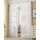 WOLTU 2er Set Gardinen, Vorhänge für Wohnzimmer Kinderzimmer Schlafzimmer, mit Kräuselband, Leinenoptik, Halbtransparent Voile, 140 x 225 cm, Weiß