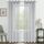 CUTEWIND Vorhang Grau Durchsichtig Voile Gardinen mit Ösen Wohnzimmer Modern Ösenvorhang 2er Set H 240 x B 140 cm, Vorhänge Transparent für Schlafzimmer Curtains Living Room