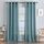 MIULEE Gardinen Vorhänge Schlafzimmer Vorhang Blau Gardine Wohnzimmer Leinenoptik Gardinen mit Ösen Fenster Halbtransparent Vorhang Modern Innen Balkontür Küche Vorhänge 140 x 225 cm