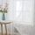 MIULEE Gardinen Spitze-Wunderschöne Weiß Blumen Bestickte Spitzengardinen, 2er Set Transparent Vorhang Spitze Vintage, Voile Spitzenvorhänge mit Ösen für Wohnzimmer Schlafzimmer Dekor, 2XH215 x B150cm