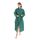 nottoc Bademantel 100% Baumwolle Waffelstoff Reisebademantel für Damen und Herren, Weiches, Saugfähiges und Leichtes Spa Bademäntel (DE/NL/SE/PL, Alphanumerisch, S, Regular, Regular, Grün)