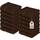 Utopia Towels, Luxus-Waschlappen 33 x 33 cm, 12er Pack Dunkelbraun