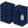 Utopia Towels - 12er Pack Seiftücher mit Aufhängeschlaufen 30x30 cm Oeko TEX Hergestellt in Green, 100% Baumwolle Gästehandtücher weiche und saugfähige Waschlappen Gesichtstücher (Marine Blau)