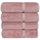 Chakir Turkish Linens 100% Baumwolle Premium türkische Handtücher für Badezimmer | 68 x 137 cm (4-teilige Badetücher – Rosa)
