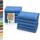 ZOLLNER 10er Set Seiftücher - weiche und saugstarke Waschlappen - waschbar bis 95°C - Baumwolle - 30x30 cm in blau