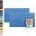 ZOLLNER 2er Set Badematten - weiche und saugstarke Duschvorleger - waschbar bis 95°C - Baumwolle - 50x70 cm in blau