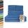 ZOLLNER 16 teiliges Handtuch Set bestehend aus 10 Gästehandtüchern (ca. 30 x 50 cm), 4 Handtücher (ca. 50 x 100 cm), 2 Badetücher (ca. 70 x 140 cm), weich und