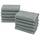 ZOLLNER 10er Set Seiftücher - weiche und saugstarke Waschlappen - waschbar bis 95°C - Baumwolle - 30x30 cm in hellgrau
