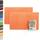 ZOLLNER 2er Set Badematten - weiche und saugstarke Duschvorleger - waschbar bis 95°C - Baumwolle - 50x70 cm in orange