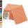 ZOLLNER 10er Set Waschlappen - weiche und saugstarke Waschhandschuhe - waschbar bis 95°C - Baumwolle - 16x21 cm in orange