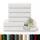 Blumtal Premium Frottier Handtücher Set 4 teilig 100% Baumwolle - Oeko-TEX zertifiziertes Badetuch 2X (70x140 cm) + Towel 4X (50x100 cm) - Ultra saugstarkes Frottiertücher Set - Handtücher Weiß