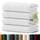 Blumtal Premium Frottier Handtücher Set 4 teilig 100% Baumwolle - Oeko-TEX zertifizierte Badetücher 70x140 cm (4X) - saugstarke Handtücher waschbar 60 °C - Duschhandtuch 70x140 Weiß