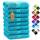 NatureMark 8 Handtücher Set - 100% Baumwolle - Saugfähige und langlebige Handtücher, Größe 50×100 cm, Türkis