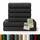 Blumtal Premium Frottier Handtücher Set 4 teilig 100% Baumwolle - Oeko-TEX zertifiziertes Badetuch 2X (70x140 cm) + Towel 4X (50x100 cm) - saugstarkes Frottiertücher Set - Handtücher Anthrazit