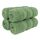 American Soft Linen Luxus-Waschlappen für Badezimmer, 100% Baumwolle, 4-teiliges türkisches Waschlappen-Set, 33 x 33 cm, weiche Lappen für Körper und Gesicht, Salbeigrün