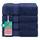 American Soft Linen Salem Waschlappen-Sets, 4-teilig, luxuriös, 600 g/m², 100 % Baumwolle, Waschlappen für Badezimmer, 33 x 33 cm, hochwertige Handtücher, Marineblau