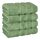 American Soft Linen Luxus-Handtücher für Badezimmer, 100% Baumwolle, türkisches 4-teiliges Handtuch-Set, 600 g/m², Handtücher für Küche, Salbeigrün