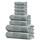 Tens Towels Badetücher Set, 2 extra große Badetücher, 2 Handtücher, 4 Waschlappen, 100% Baumwolle, schnell trocknend, Badetuch Set für den täglichen Gebrauch (8 Stück)