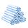JML Mikrofaser-Badetücher, übergroße Handtuch-Sets, 68.6 x 139.7 cm, extra saugfähig, schnell trocknend und antibakteriell, Sporthandtuch, Yoga-Handtuch 6 Pack-stripeblue
