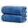 Tens Towels Extra große Badetücher, 89 x 178 cm, 100% Baumwolle, größeres und leichteres Gewicht, schnelles trocknen, super weich und saugfähig, übergroße Badetücher, 2 Stück, Blau