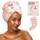 Kitsch Satin-umwickeltes Mikrofaser-Haarhandtuch, schnell trocknend, lockig, für Damen, nasses Haar, Mikrofaser-Handtuch für Haare, Haartrockner-Handtuch, Haartücher für Damen, Turban für nasses Haar
