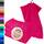 Lashuma Handtuchset flauschig, London 4er Set Händehandtücher Rhabarber – Rot 30x50 cm