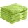 REDBEST Duschtuchset, Frottierset 4er-Pack Chicago apfelgrün Größe 70x140 cm - saugstark, strapazierfähig, ideal für Reisen, Sport (weitere Farben)