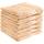REDBEST Handtuchset, Frottierset 6er-Pack Chicago apricot Größe 50x80 cm - saugstark, strapazierfähig, ideal für Reisen, Sport (weitere Farben)