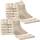 REDBEST Seiftuch 12er-Pack Chicago beige Größe 30x30 cm - saugstark, strapazierfähig, ideal für Reisen, Sport (weitere Farben)