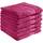 REDBEST Handtuchset, Frottierset 6er-Pack Chicago Fuchsia Größe 50x100 cm - saugstark, strapazierfähig, ideal für Reisen, Sport (weitere Farben)