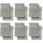 REDBEST Waschhandschuhe, Waschlappen 12er-Pack Chicago grau Größe 15x21 cm - saugstark, strapazierfähig, ideal für Reisen, Sport (weitere Farben)