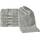 REDBEST Gästetuch 6er-Pack Chicago grau Größe 30x50 cm - saugstark, strapazierfähig, ideal für Reisen, Sport (weitere Farben)