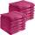 REDBEST Handtuchset, Frottierset 12er-Pack Chicago Fuchsia Größe 50x80 cm - saugstark, strapazierfähig, ideal für Reisen, Sport (weitere Farben)