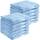 REDBEST Handtuchset, Frottierset 12er-Pack Chicago hellblau Größe 50x100 cm - saugstark, strapazierfähig, ideal für Reisen, Sport (weitere Farben)