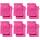 REDBEST Waschhandschuhe, Waschlappen 12er-Pack Chicago pink Größe 15x21 cm - saugstark, strapazierfähig, ideal für Reisen, Sport (weitere Farben)